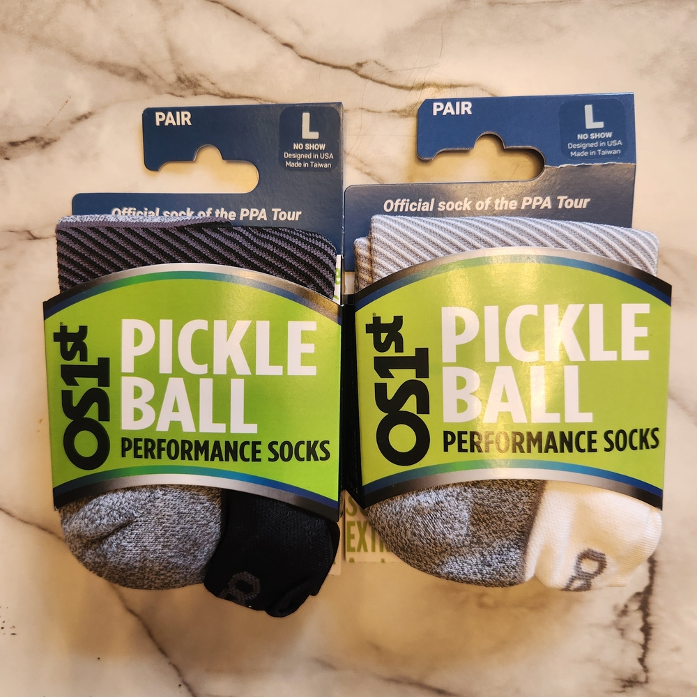 Mens Pickleball Performance Socks - 2 Pairs